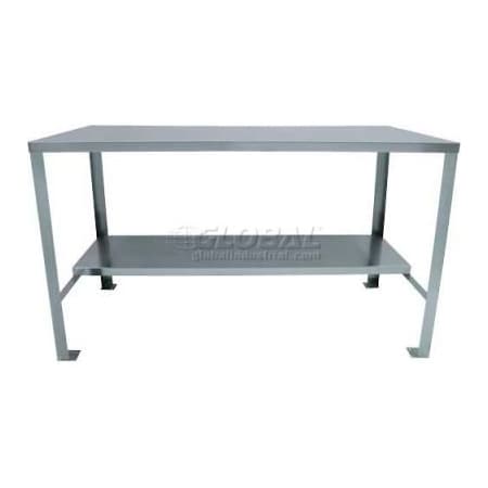 Jamco Jamco Commercial Work Table W/ 14 Ga 430 Series Stainless Steel & Undershelf, 48"W x 24"D YE248QQ